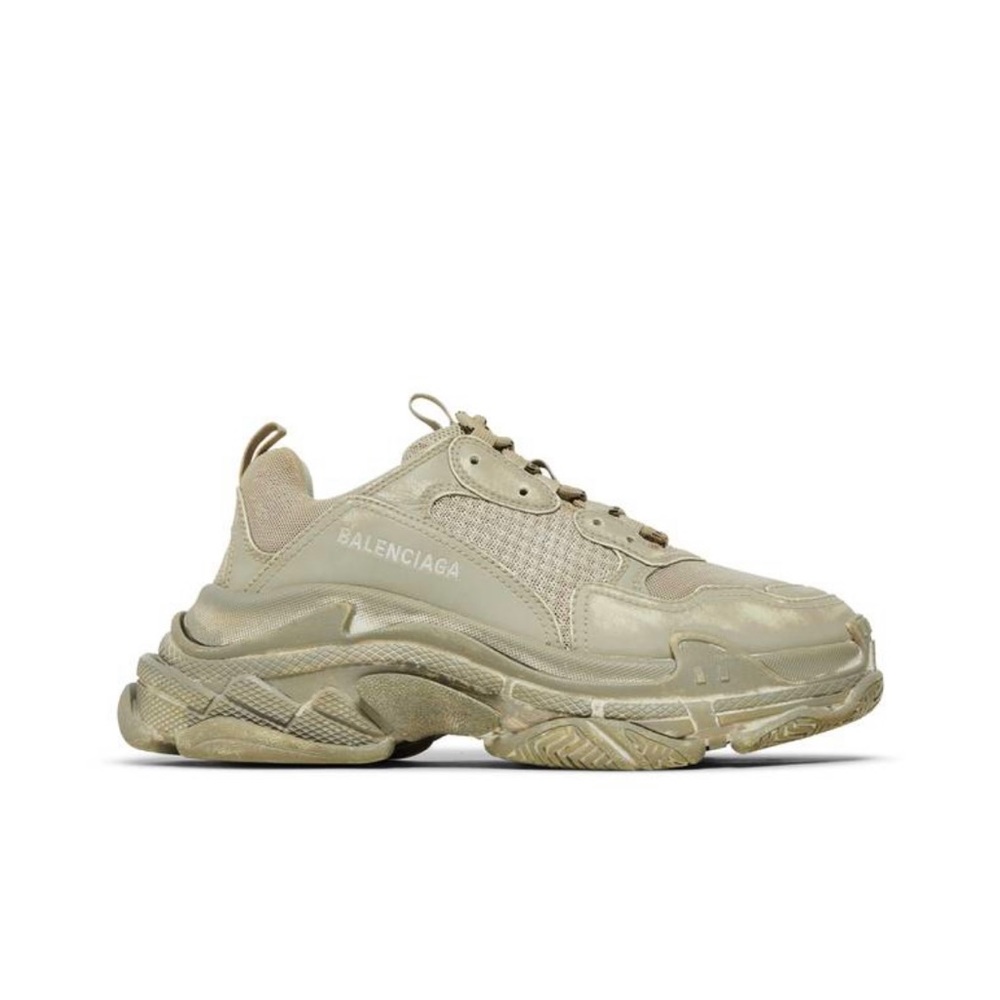 Balenciaga Triple S Faded Sneaker Beige US 8 EU 38